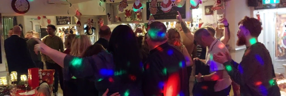 People dancing to Mr Brightside by the Killers at a Christmas Party I DJ'd.