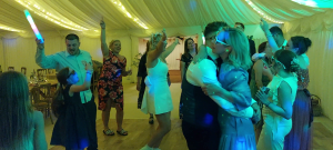 People dancing at a wedding